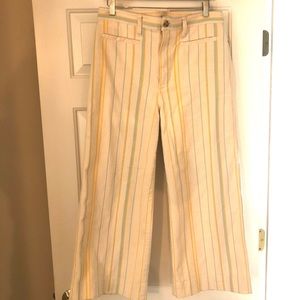 Crop wide leg pants